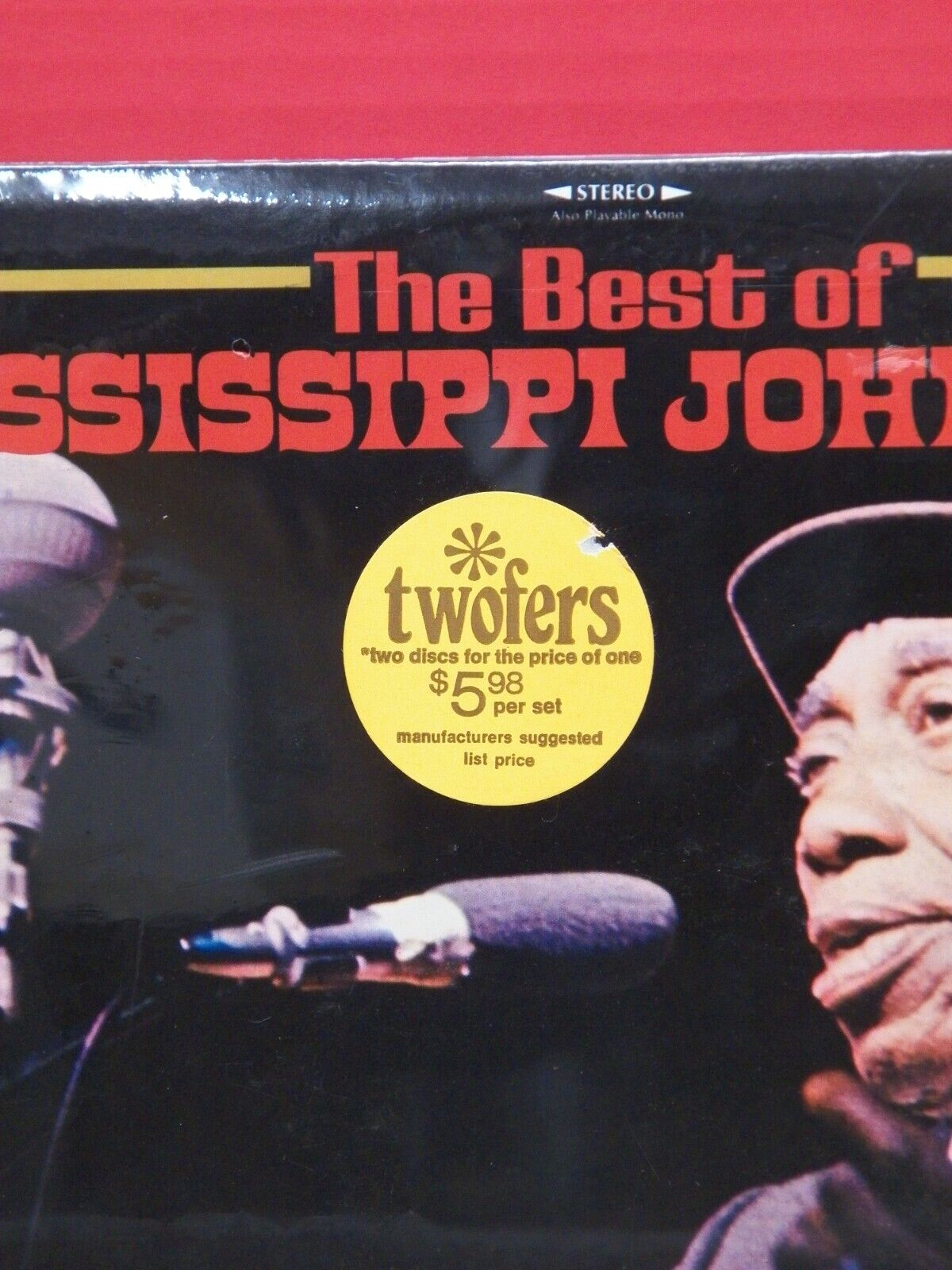 12" 2xLP Mississippi John Hurt The Best Of Mississippi John Hurt 1971 VSD-19/20 12" 2xLP Mississippi John Hurt The Best Of Mississippi John Hurt 1971 VSD-19/20