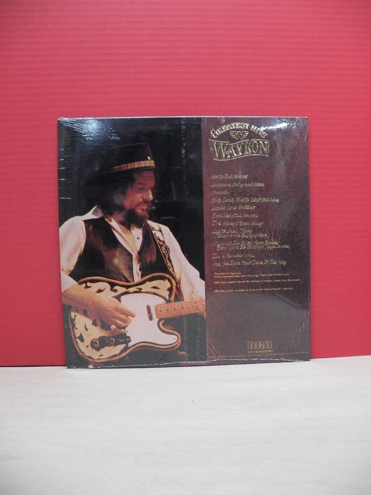 Sealed 12" LP Waylon Jennings Greatest Hits 1979 RCA AHL1-3378 Stereo Sealed 12" LP Waylon Jennings Greatest Hits 1979 RCA AHL1-3378 Stereo