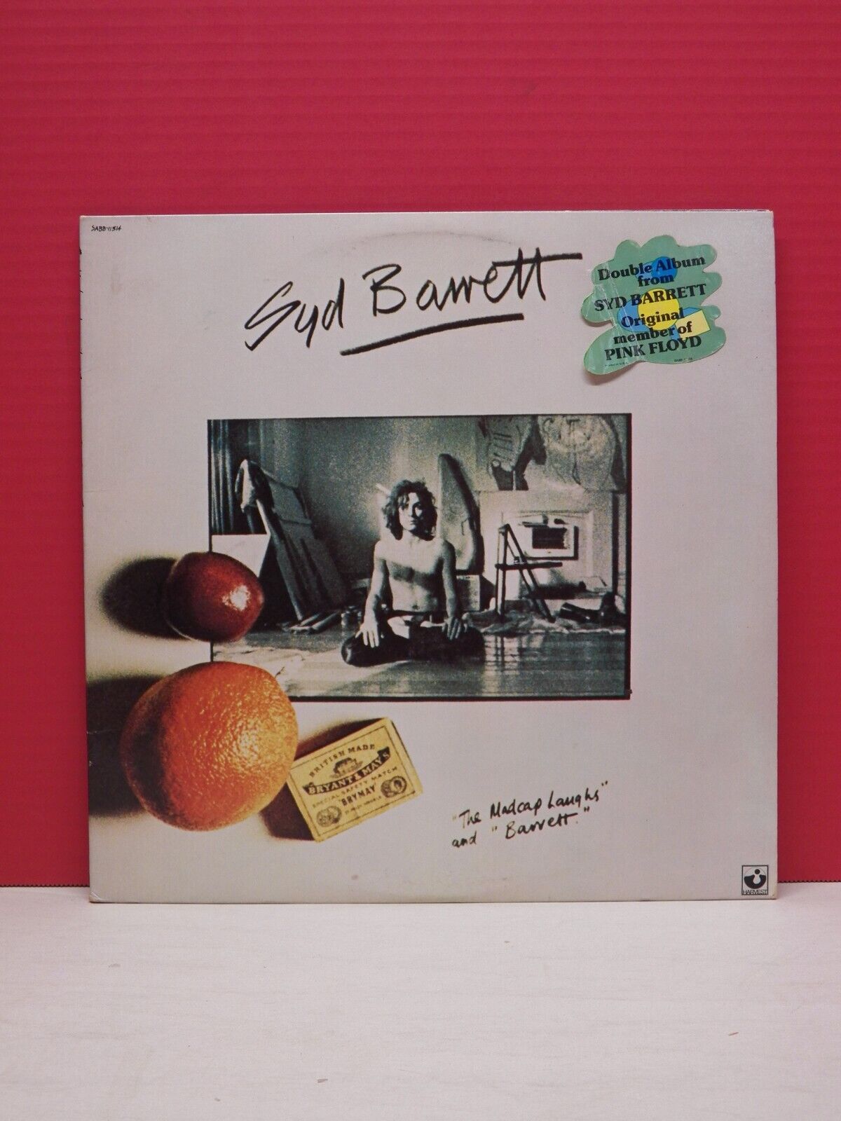 12" 2xLP VG++/EX Syd Barrett The Madcap Laughs/Barrett 1974 Harvest SABB-11314 12" 2xLP VG++/EX Syd Barrett The Madcap Laughs/Barrett 1974 Harvest SABB-11314