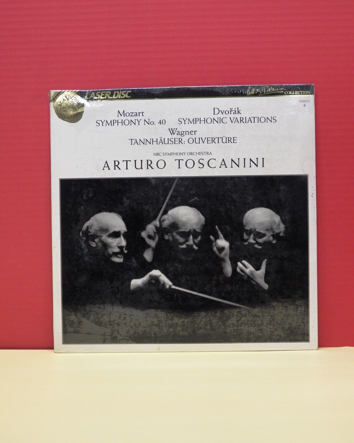 Sealed Laserdisc Arturo Toscanini The Television Concerts Vol. 4 1990 RCA Victor Sealed Laserdisc Arturo Toscanini The Television Concerts Vol. 4 1990 RCA Victor