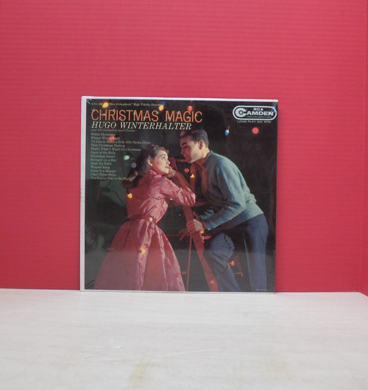Sealed 12" LP Hugo Winterhalter Christmas Magic 1958 RCA Camden CAL 449 Sealed 12" LP Hugo Winterhalter Christmas Magic 1958 RCA Camden CAL 449