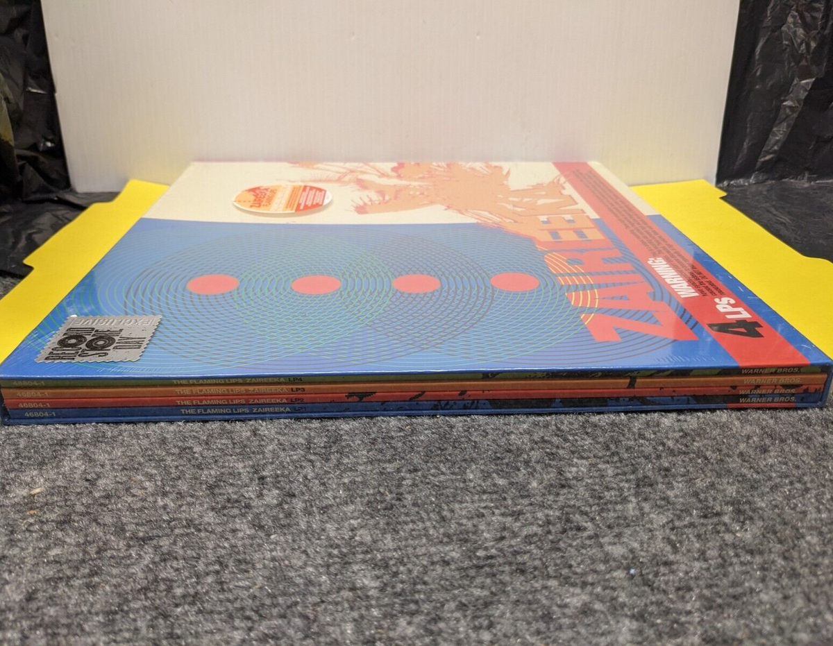 12" 4xLP Box Set Flaming Lips Zaireeka 2013 RSD Deluxe Ltd Ed Remastered Colored 12" 4xLP Box Set Flaming Lips Zaireeka 2013 RSD Deluxe Ltd Ed Remastered Colored