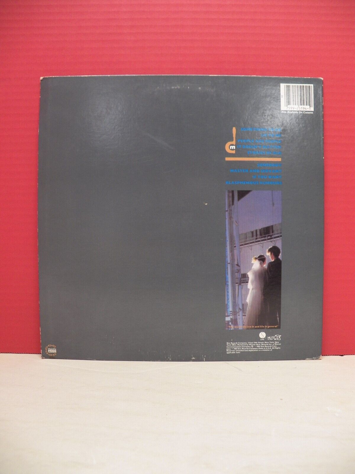 12" LP VG++/EX Depeche Mode Some Great Reward 1984 Sire Promo 9 25194-1 12" LP VG++/EX Depeche Mode Some Great Reward 1984 Sire Promo 9 25194-1