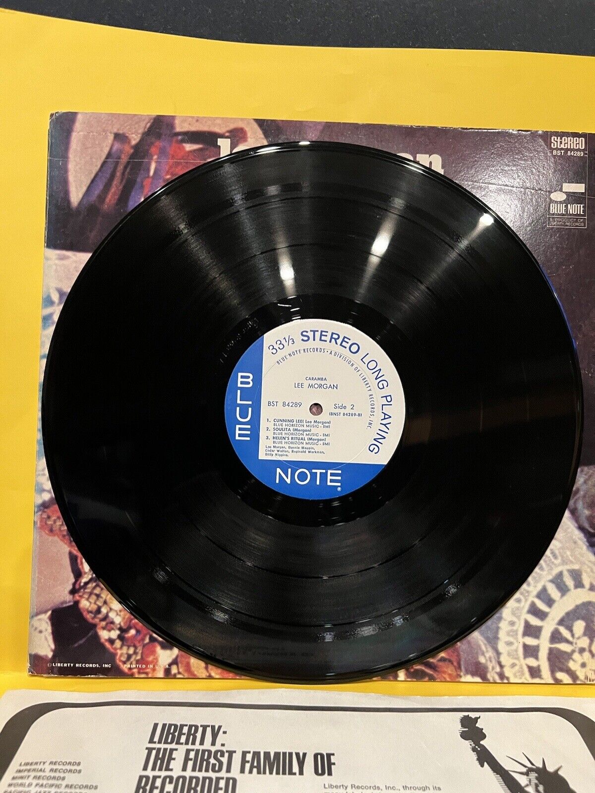 VG++ Vinyl Record LP Lee Morgan Caramba BTS 84289 Promo Stereo 1968 VG++ Vinyl Record LP Lee Morgan Caramba BTS 84289 Promo Stereo 1968