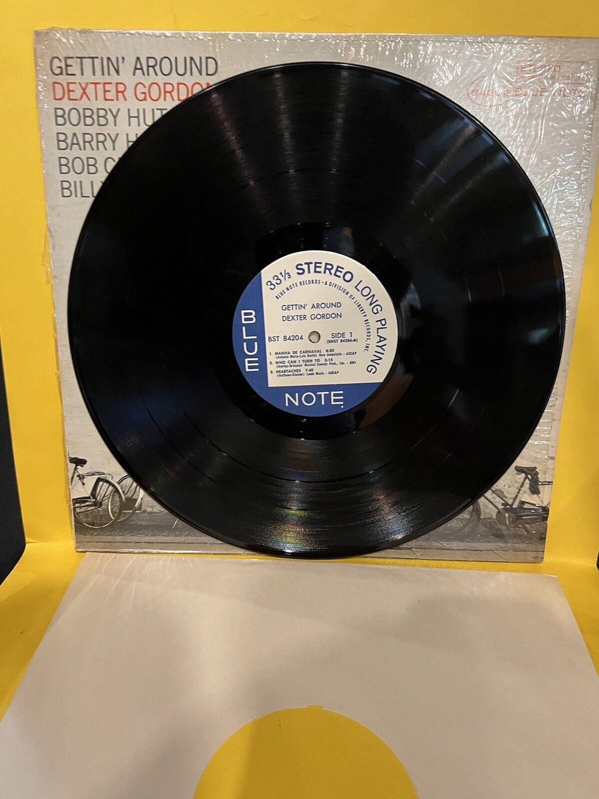NM Vinyl Record LP Dexter Gordon Gettin Around BST 84204 1967 Van Gelder Shrink NM Vinyl Record LP Dexter Gordon Gettin Around BST 84204 1967 Van Gelder Shrink