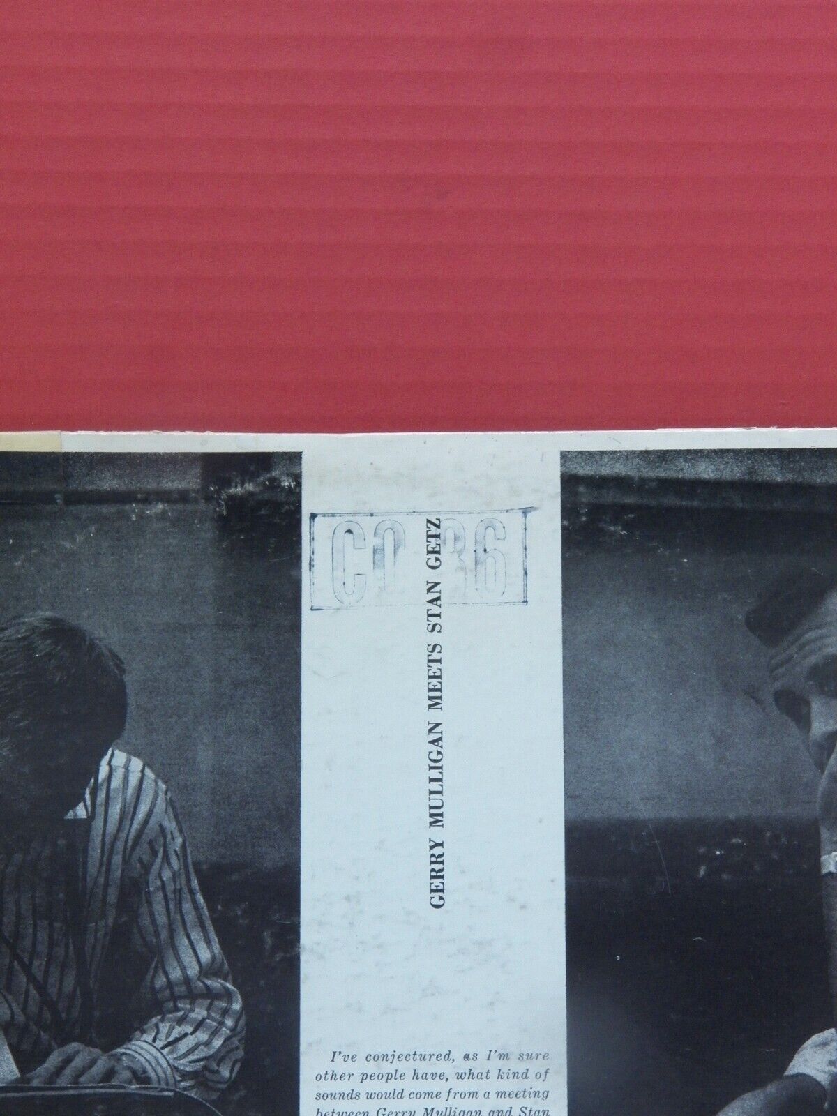 12" LP EX Mulligan/Getz Gerry Mulligan Meets Stan Getz 1962 Verve Reissue Mono 12" LP EX Mulligan/Getz Gerry Mulligan Meets Stan Getz 1962 Verve Reissue Mono