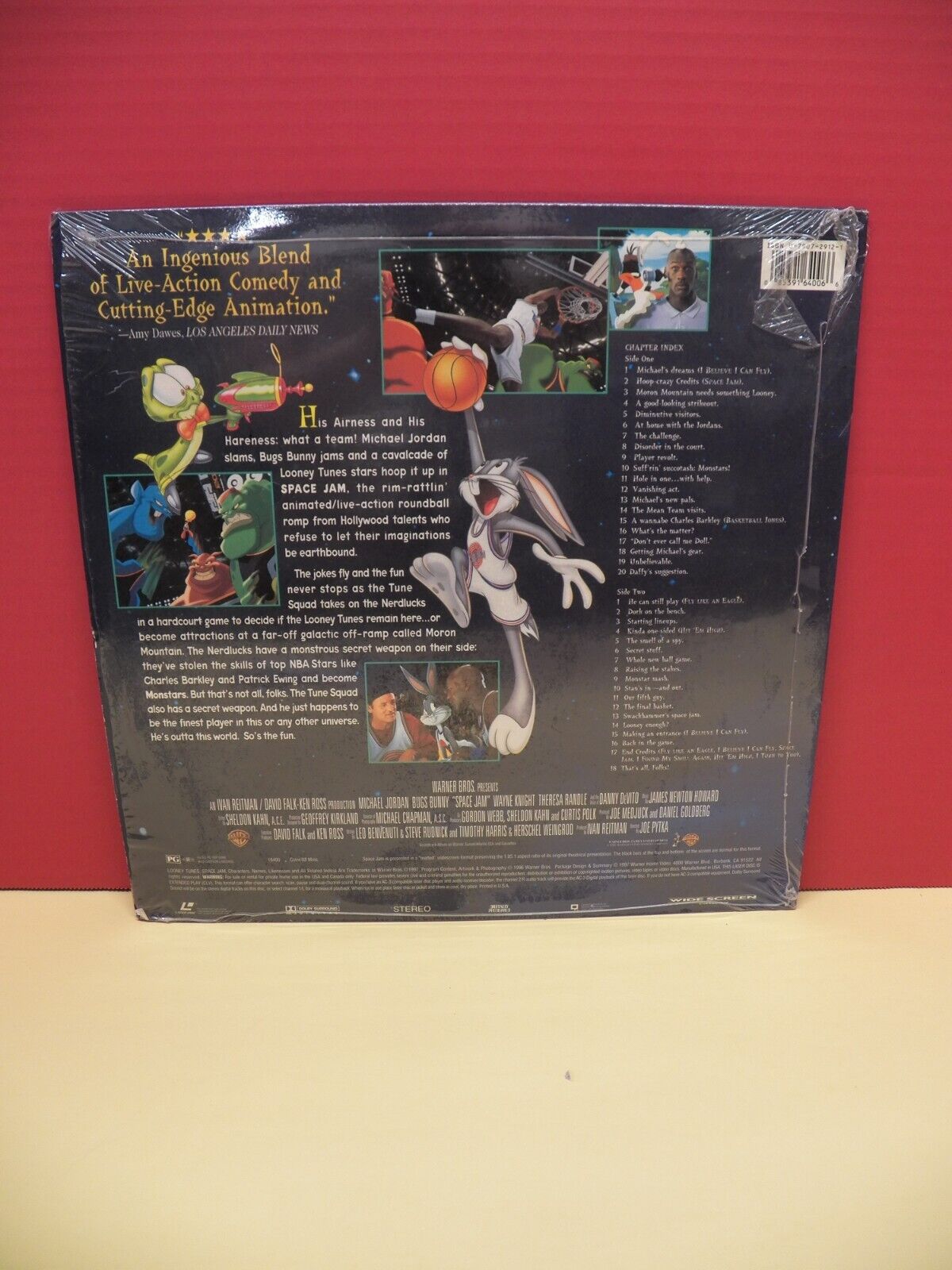 12" Laser Disc NM- Space Jam 1997 Warner Home Video Widescreen Edition 16400 12" Laser Disc NM- Space Jam 1997 Warner Home Video Widescreen Edition 16400