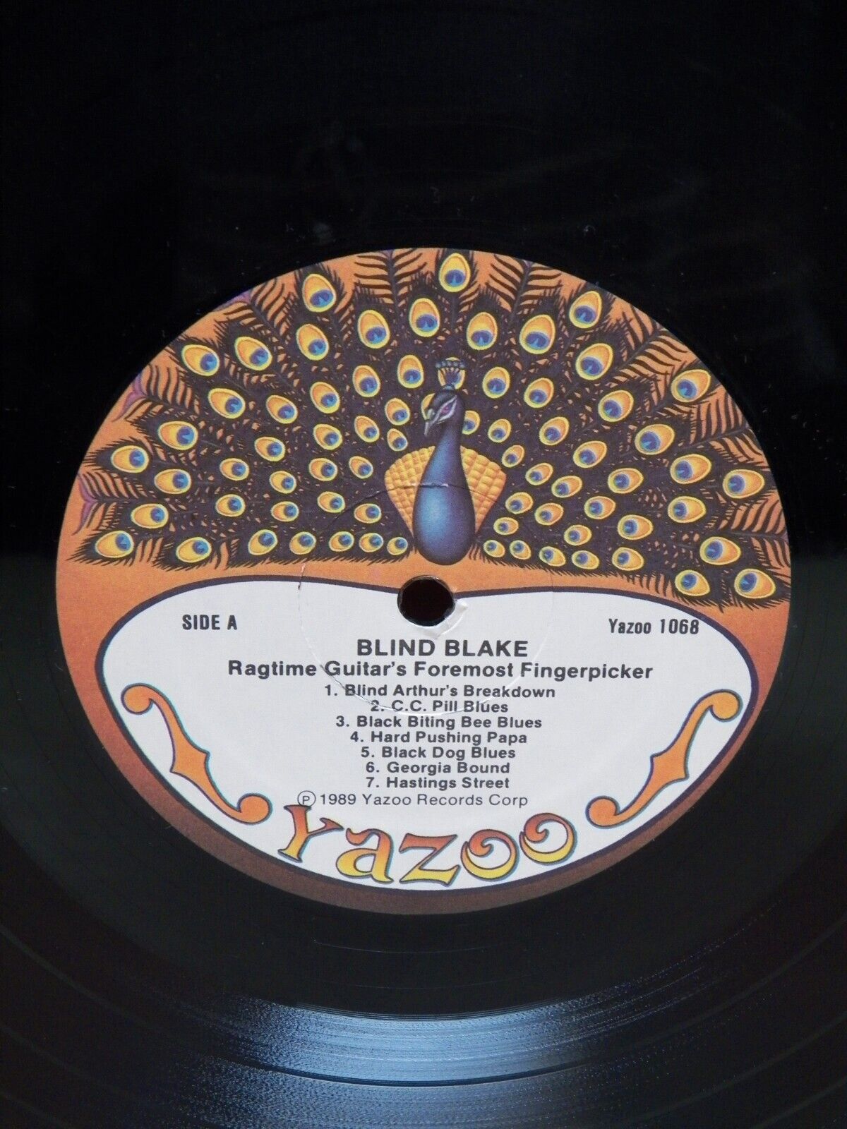 12" 2xLP VG++/EX Blind Blake Ragtime Guitar's Foremost Fingerpicker 1989 Yazoo 12" 2xLP VG++/EX Blind Blake Ragtime Guitar's Foremost Fingerpicker 1989 Yazoo