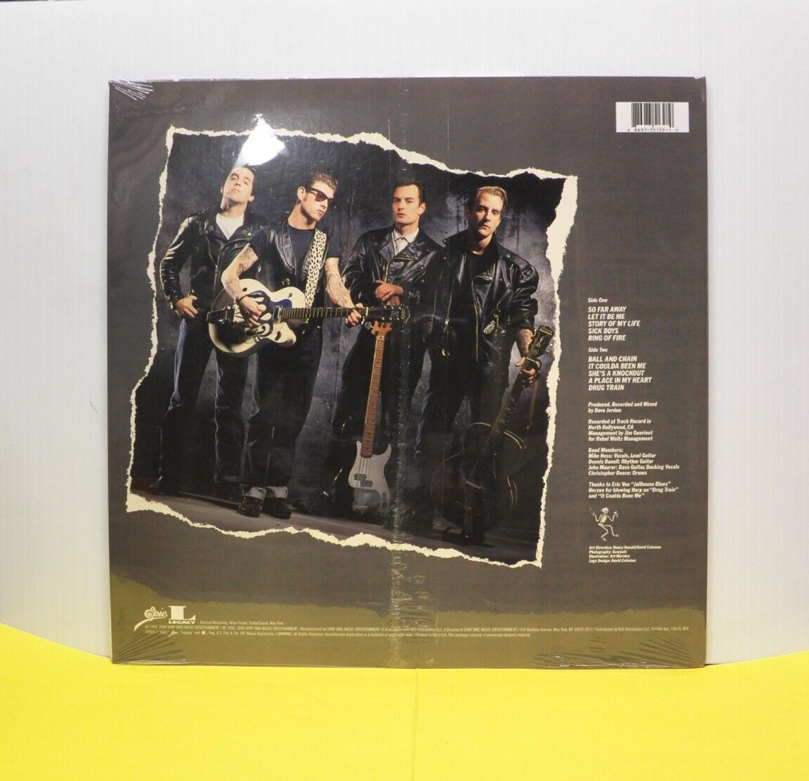Sealed 12" LP Social Distortion Social Distortion 2008 Legacy Reissue Sealed 12" LP Social Distortion Social Distortion 2008 Legacy Reissue