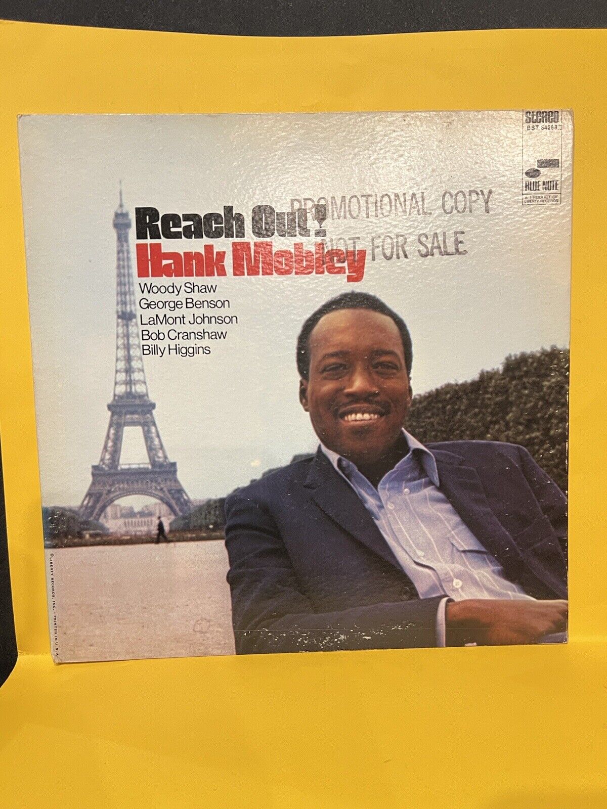 VG++ Vinyl Record LP Hank Mobley Reach Out BST 84288 Blue Note 1968 VG++ Vinyl Record LP Hank Mobley Reach Out BST 84288 Blue Note 1968