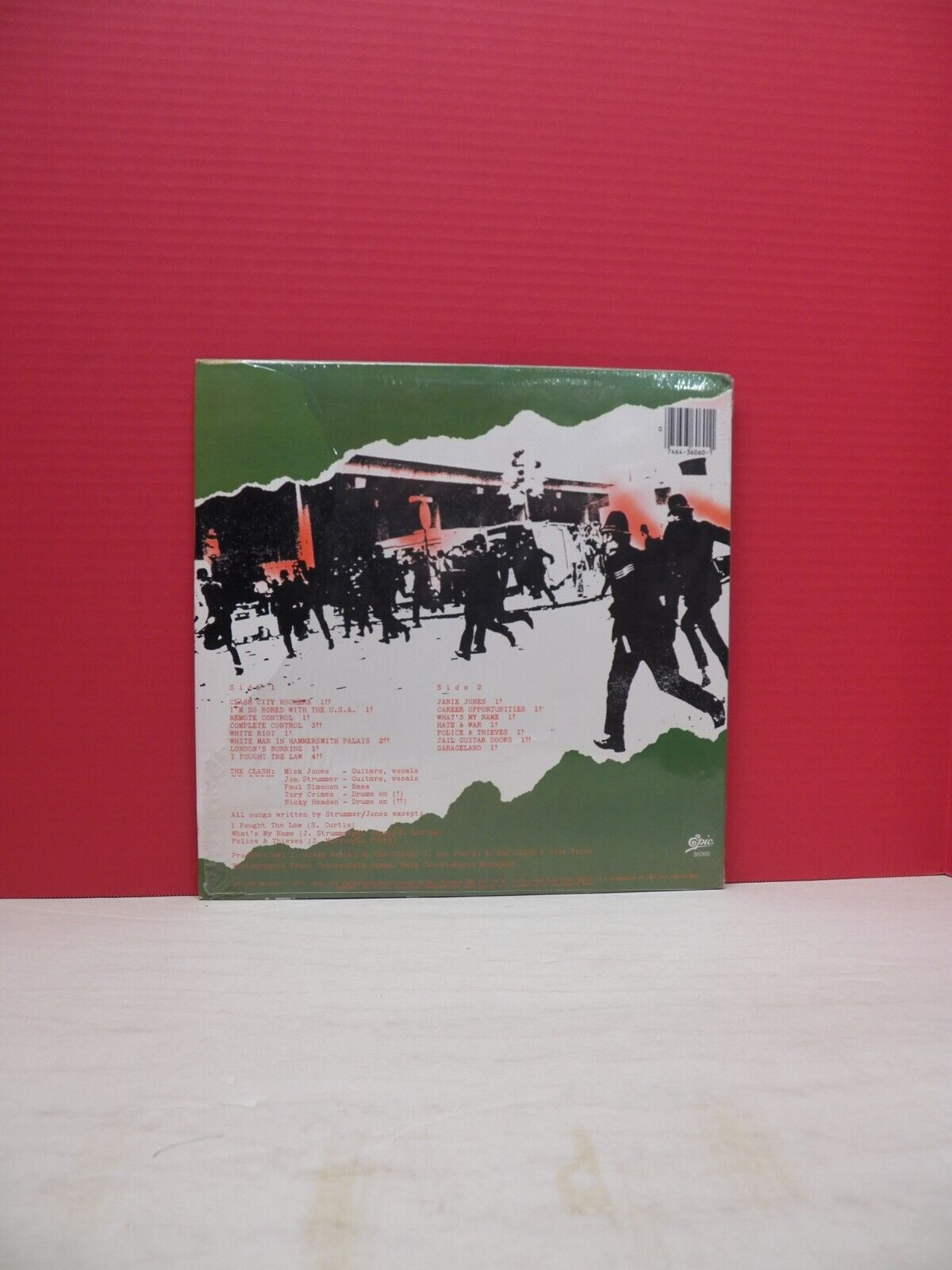 12" LP EX The Clash The Clash 1979 Epic w/ Promo 7" JE 36060 12" LP EX The Clash The Clash 1979 Epic w/ Promo 7" JE 36060