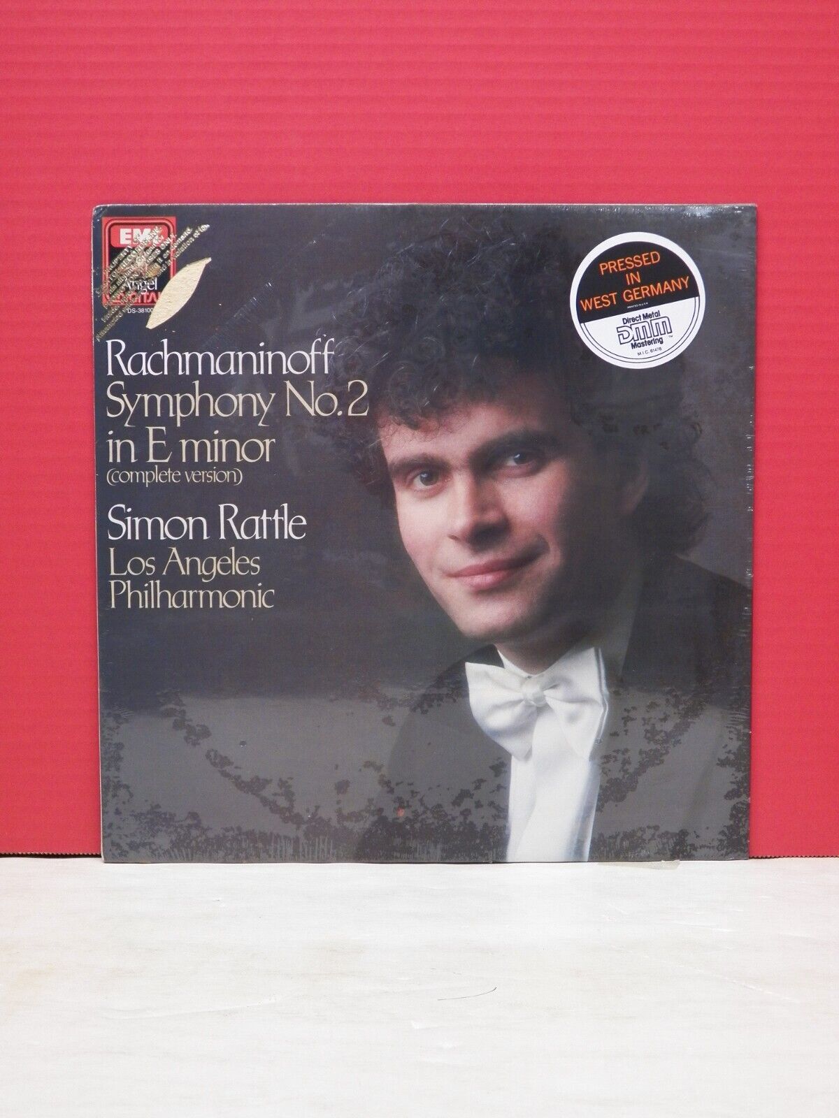 12" LP Simon Rattle Rachmaninoff Symphony No. 2 in E minor 1984 Angel Promo 12" LP Simon Rattle Rachmaninoff Symphony No. 2 in E minor 1984 Angel Promo