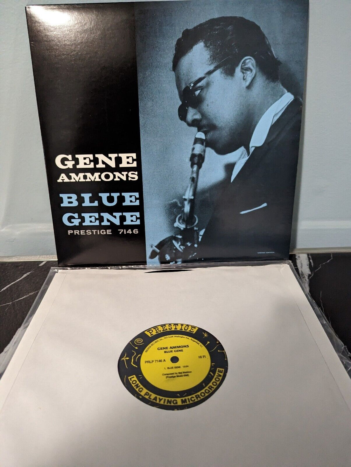 Rare EX 2 LP Vinyl Record Gene Ammons Blue Gene Prestige 7146 Limited ed .45 RPM Rare EX 2 LP Vinyl Record Gene Ammons Blue Gene Prestige 7146 Limited ed .45 RPM