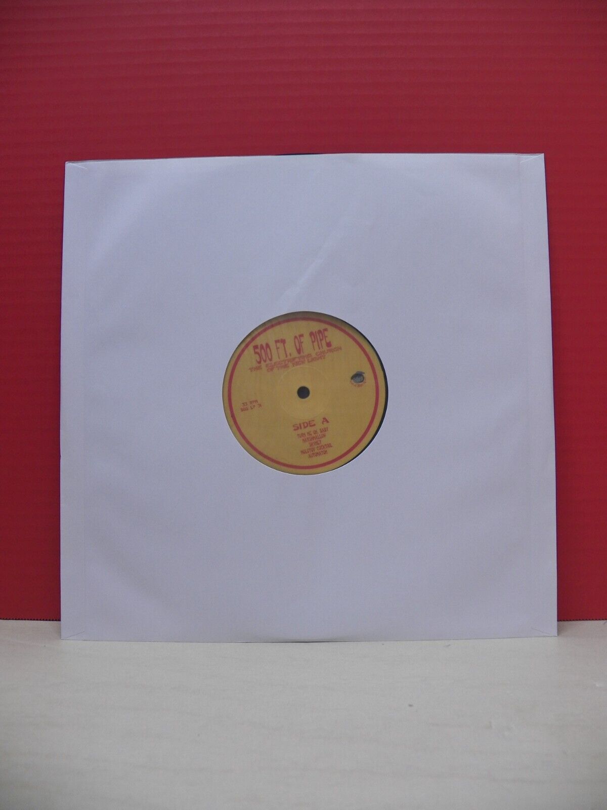 12" LP EX 500 Ft. Of Pipe The Electrifying Church Of The New Light 2003 Numbered 12" LP EX 500 Ft. Of Pipe The Electrifying Church Of The New Light 2003 Numbered