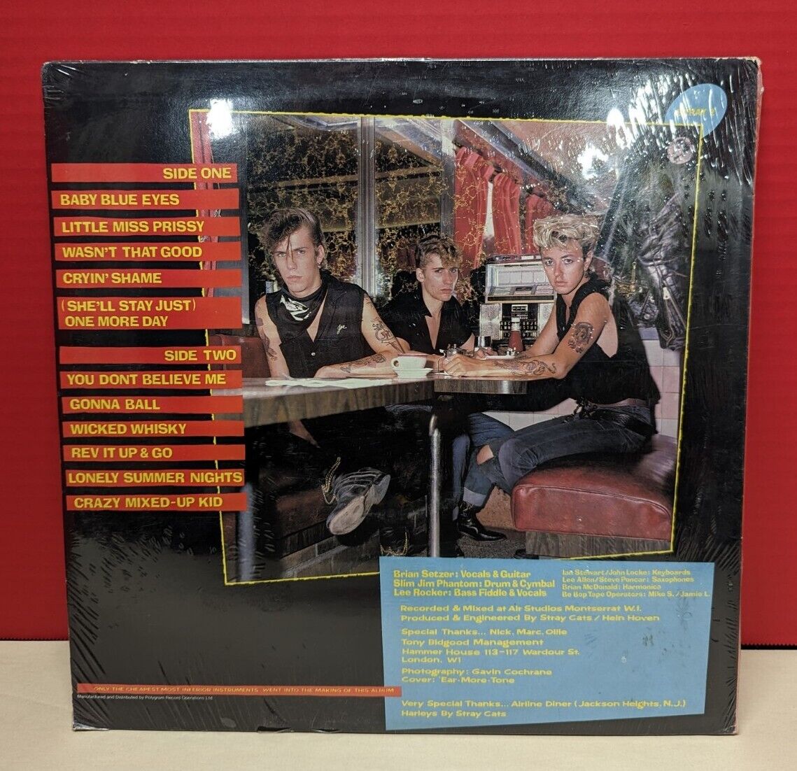 Sealed 12" LP Stray Cats Gonna Ball 1981 Polygram UK Import STRAY 2 Sealed 12" LP Stray Cats Gonna Ball 1981 Polygram UK Import STRAY 2