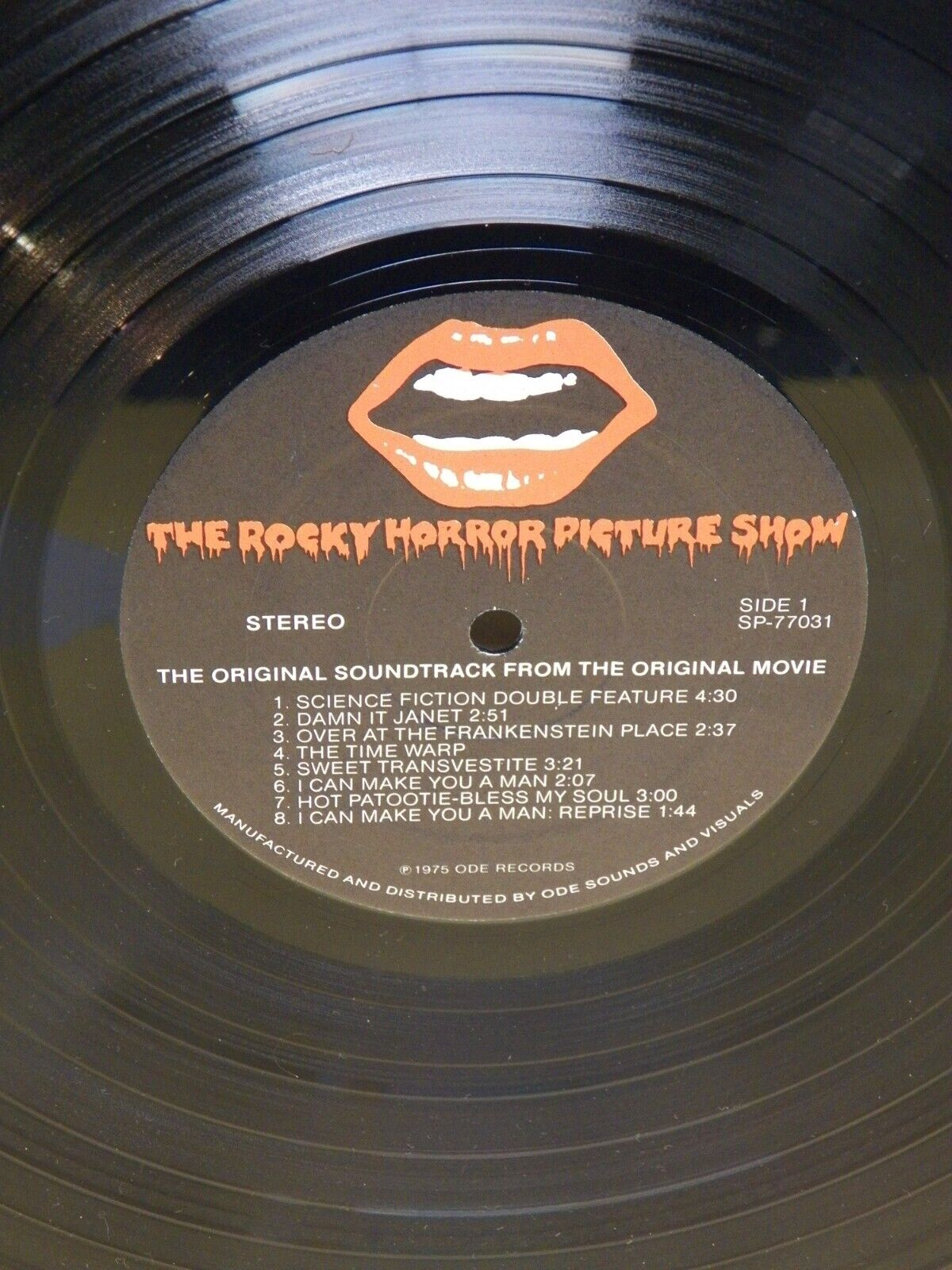 12" LP VG++/EX The Rocky Horror Picture Show Ode Records OSV-21653 12" LP VG++/EX The Rocky Horror Picture Show Ode Records OSV-21653