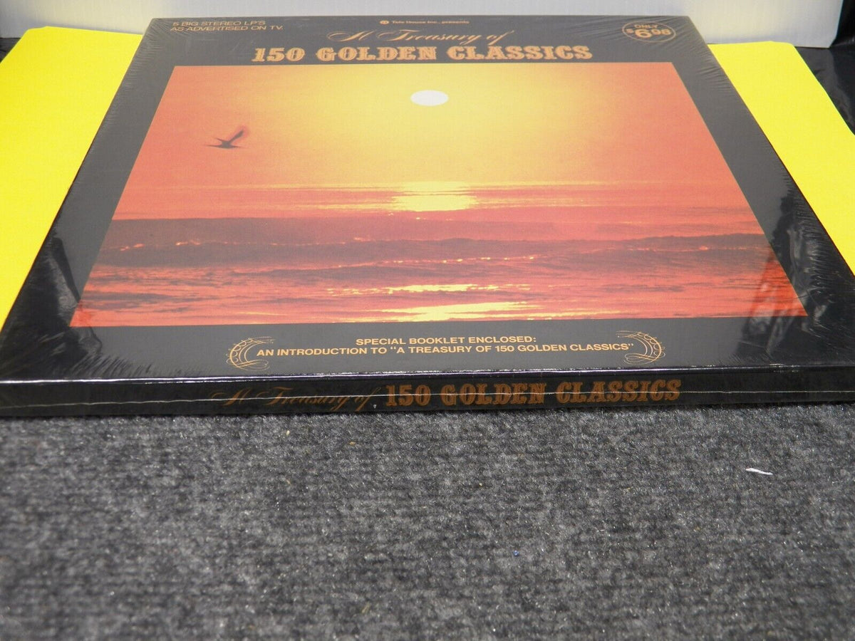 12" 5xLP Set Various Artists A Treasury Of 150 Golden Classics 1973 Tele House 12" 5xLP Set Various Artists A Treasury Of 150 Golden Classics 1973 Tele House