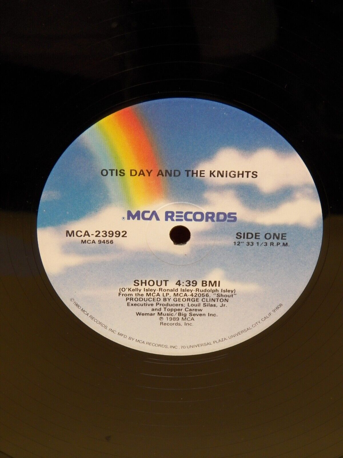 12" Single VG++/EX Otis Day & The Knights Shout 1989 MCA Records MCA-23992 12" Single VG++/EX Otis Day & The Knights Shout 1989 MCA Records MCA-23992