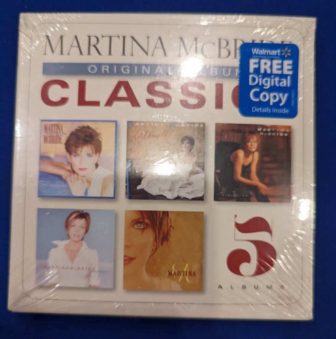 Sealed 5 CD Box Martina McBrid Original Album Classics (Audio CD, 888430245129) Sealed 5 CD Box Martina McBrid Original Album Classics (Audio CD, 888430245129)