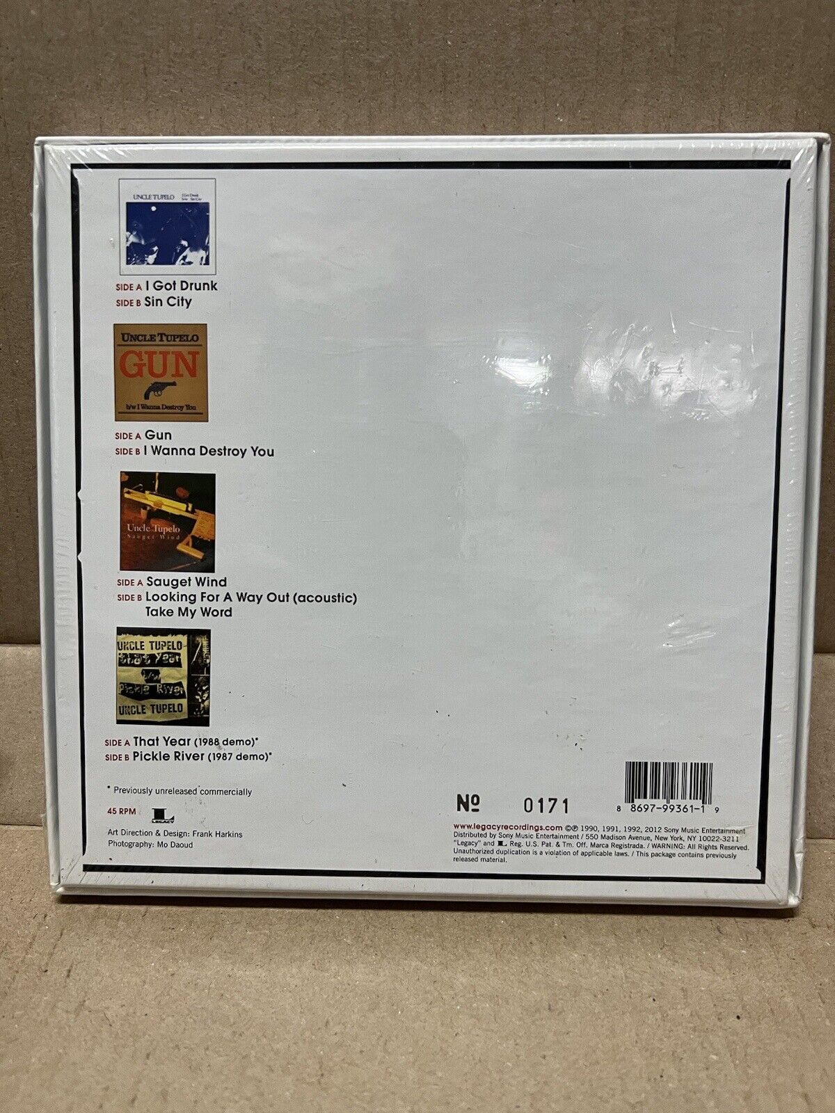 4x7'' Single Box Set Uncle Tupelo The Seven Inch Singles 2012 RSD Numbered 4x7'' Single Box Set Uncle Tupelo The Seven Inch Singles 2012 RSD Numbered