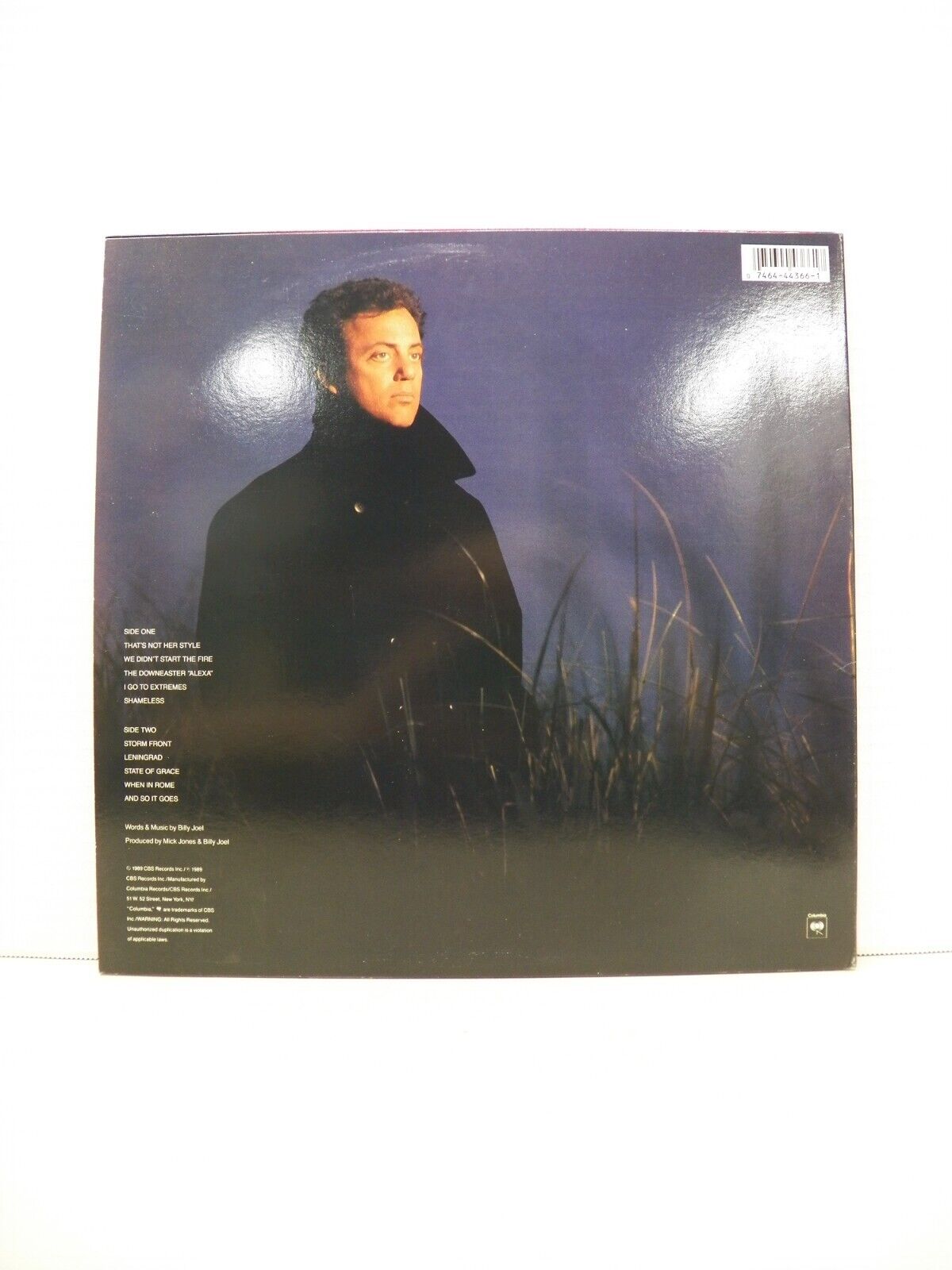 12" LP NM- Billy Joel Storm Front 1989 Columbia OC 44366 12" LP NM- Billy Joel Storm Front 1989 Columbia OC 44366