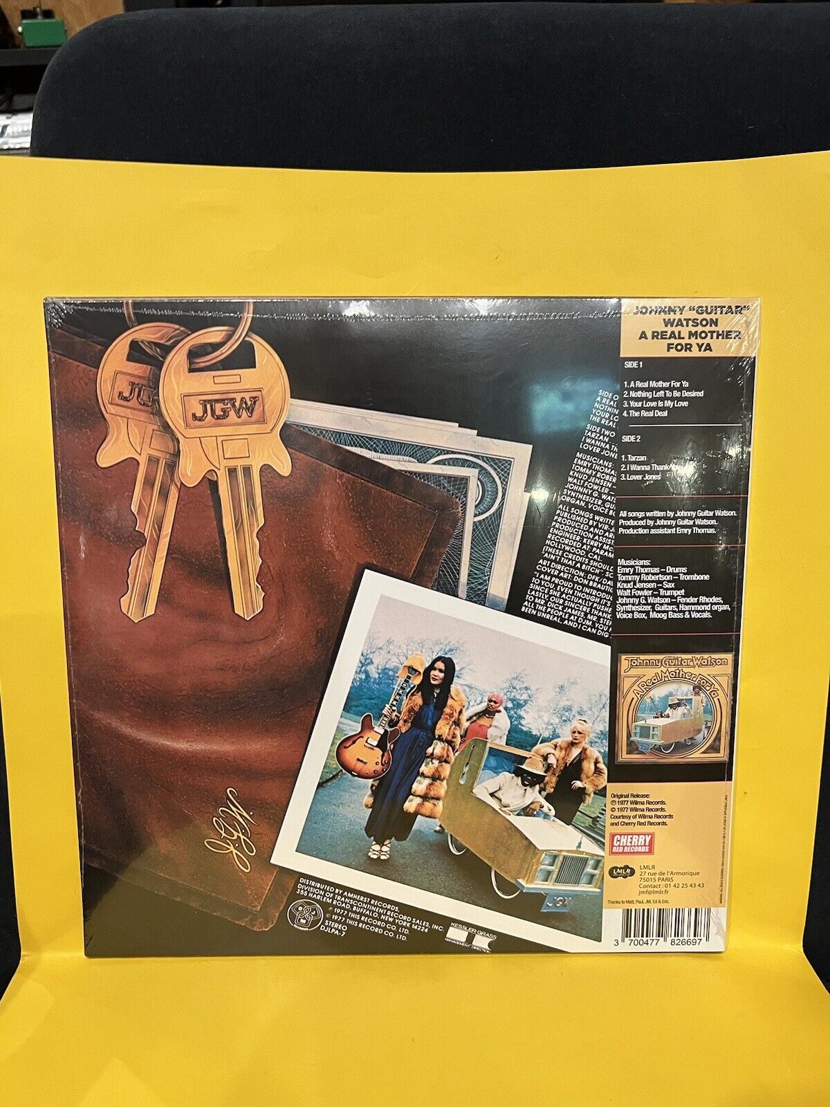 Sealed Record LP Johnny Guitar Watson A Real Mother For ya RSD 2017 Yellow Vinyl Sealed Record LP Johnny Guitar Watson A Real Mother For ya RSD 2017 Yellow Vinyl