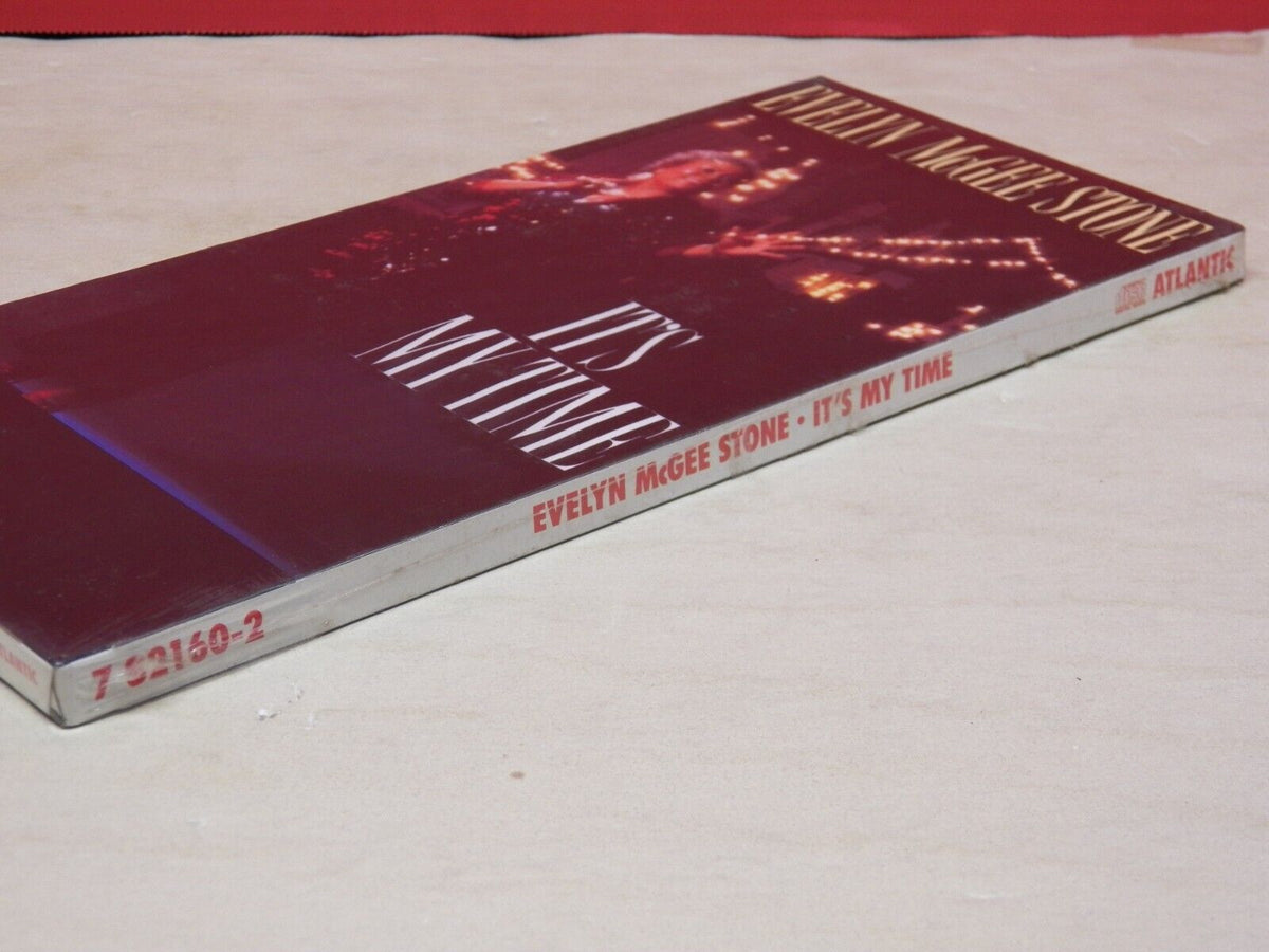 Sealed CD Longbox Evelyn McGee Stone It's My Time 1990 Atlantic 7 82160-2 Sealed CD Longbox Evelyn McGee Stone It's My Time 1990 Atlantic 7 82160-2
