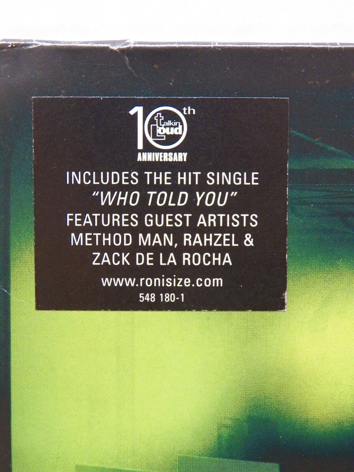 12" 4xLP EX Roni Size / Reprazent In The Mode 2000 Talkin' Loud 548 180-1 12" 4xLP EX Roni Size / Reprazent In The Mode 2000 Talkin' Loud 548 180-1