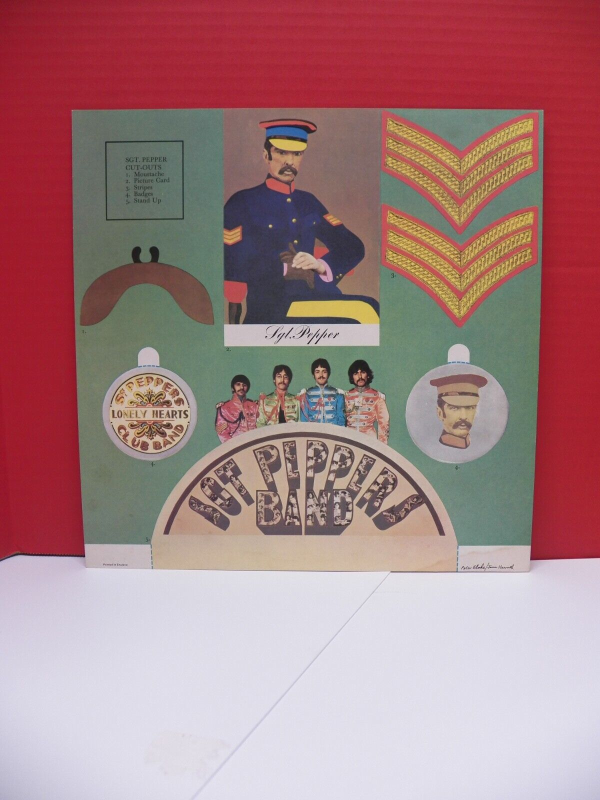 12" LP EX Beatles Sgt Peppers Lonely Hearts Club Band 1982 Parlophone UK Reissue 12" LP EX Beatles Sgt Peppers Lonely Hearts Club Band 1982 Parlophone UK Reissue