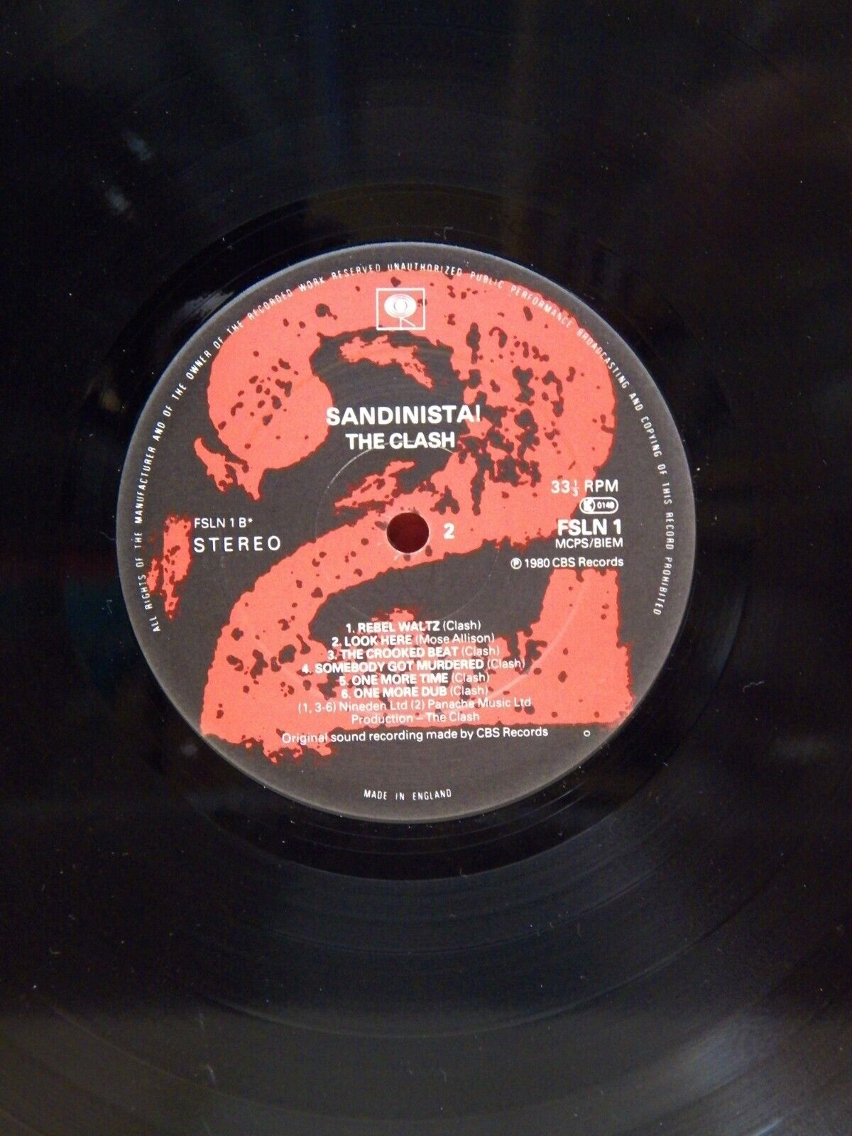 12" 3xLP VG++/EX The Clash Sandinista! 1980 CBS UK Import FSLN 1/E3X 37037 12" 3xLP VG++/EX The Clash Sandinista! 1980 CBS UK Import FSLN 1/E3X 37037