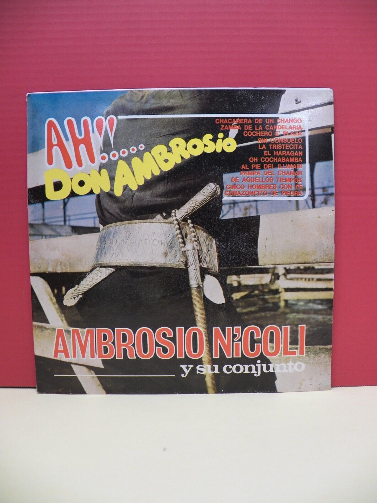12" LP EX Ambrosio Nicoli Y Su Conjunto Ah!!... Don Ambrosio Argentina Import 12" LP EX Ambrosio Nicoli Y Su Conjunto Ah!!... Don Ambrosio Argentina Import