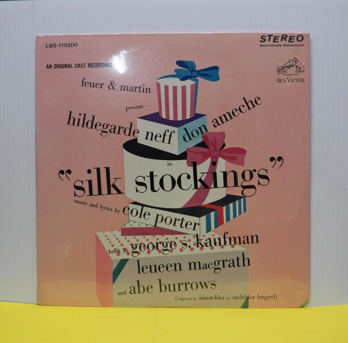 Sealed 12" LP Cole Porter Silk Stockings-An Original Cast Recording 1965 Stereo Sealed 12" LP Cole Porter Silk Stockings-An Original Cast Recording 1965 Stereo