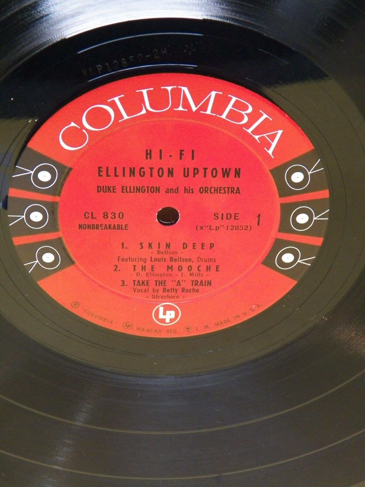12" LP VG++/EX Duke Ellington Ellington Uptown 1956 Columbia Reissue Mono CL 830 12" LP VG++/EX Duke Ellington Ellington Uptown 1956 Columbia Reissue Mono CL 830