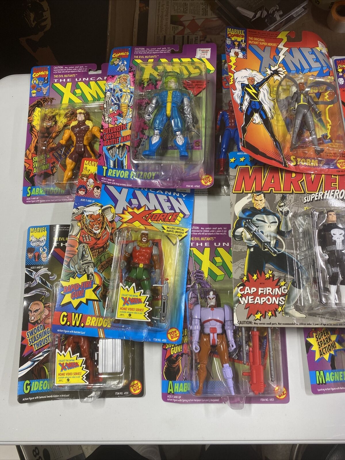 X-Men Action Figure Lot Wolverine Magneto Spider-Man And More!!! 1993-1994 X-Men Action Figure Lot Wolverine Magneto Spider-Man And More!!! 1993-1994