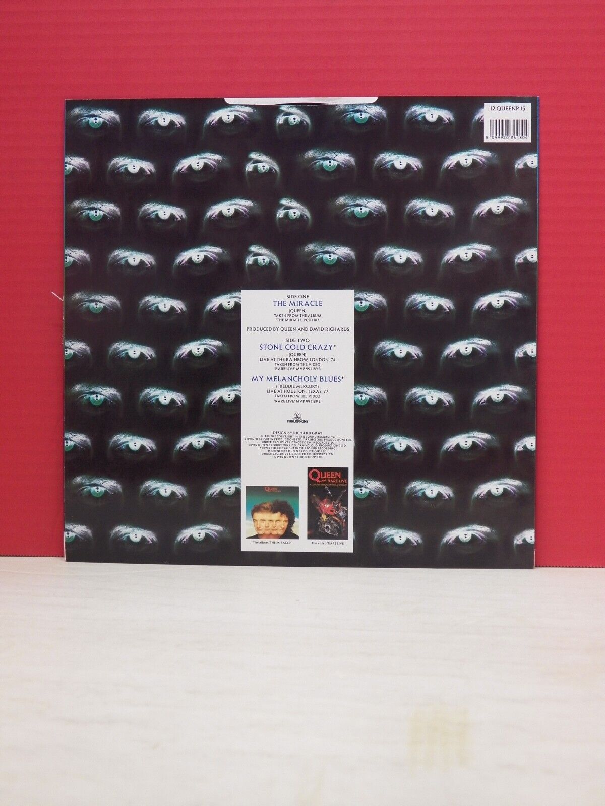 12" Single VG++/EX Queen The Miracle 1989 Parlophone UK Import 45RPM Ltd Ed 12" Single VG++/EX Queen The Miracle 1989 Parlophone UK Import 45RPM Ltd Ed