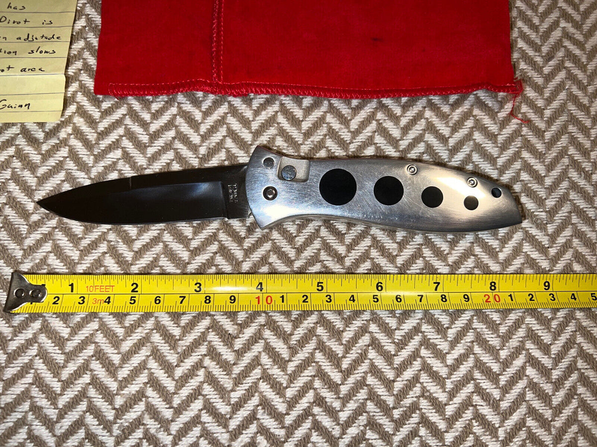 Brand New Terry Guinn Rare Custom Platinum Folding Knife Serial #3 with extras Brand New Terry Guinn Rare Custom Platinum Folding Knife Serial #3 with extras
