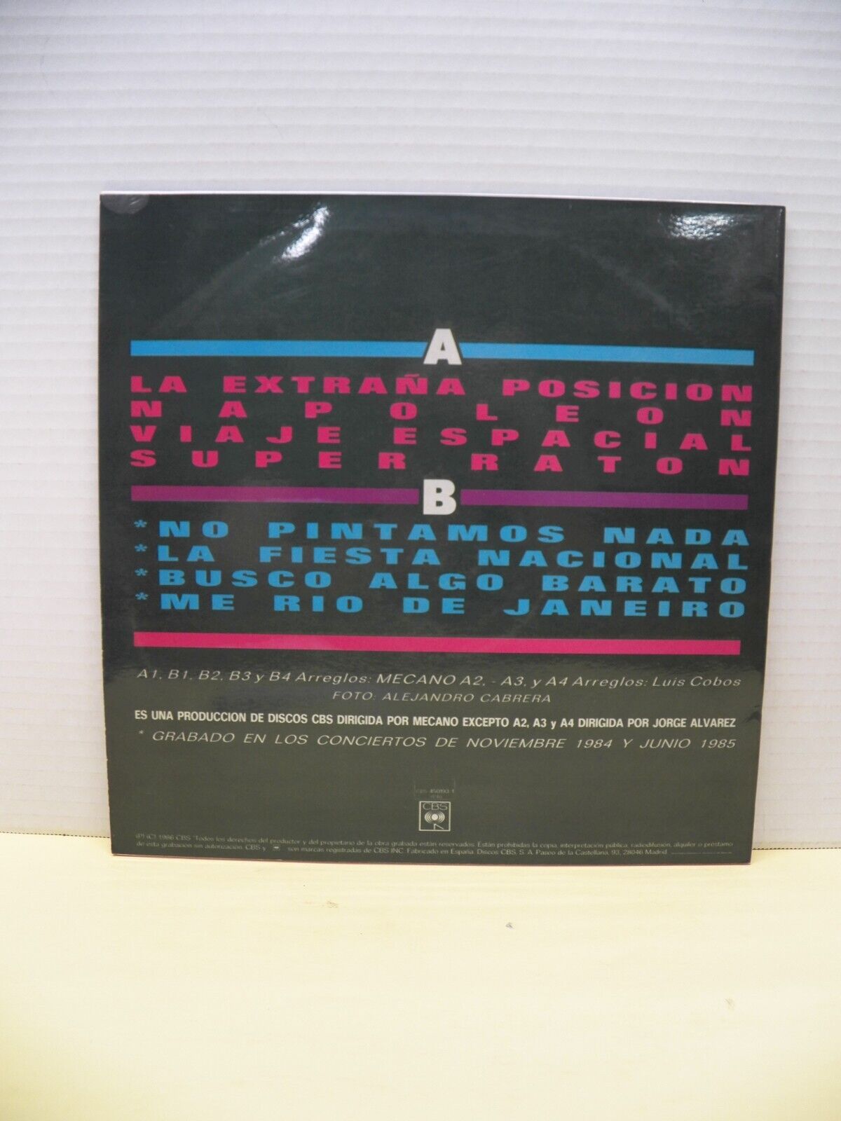 12" LP EX Mecano Lo Ultimo De Mecano 1986 CBS Spain Import CBS 450193-1 12" LP EX Mecano Lo Ultimo De Mecano 1986 CBS Spain Import CBS 450193-1