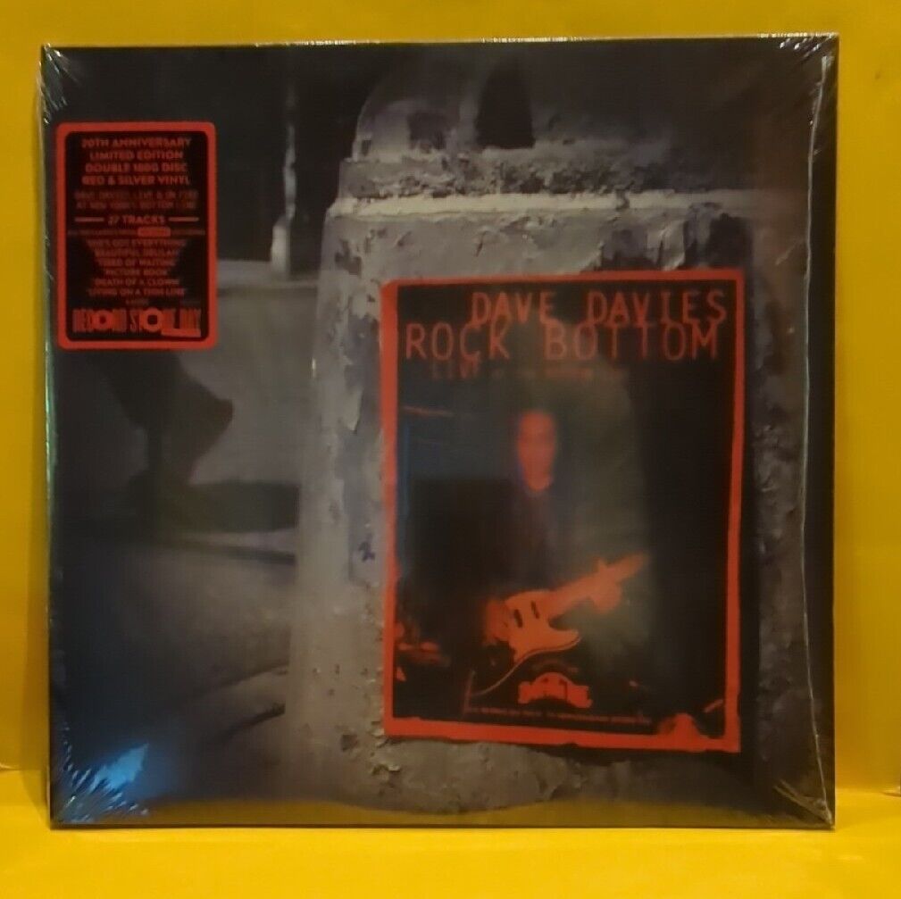 Sealed Vinyl Record LP Dave Davies Rock Bottom Live AT THE BOTTO K4A RSD 2020 Sealed Vinyl Record LP Dave Davies Rock Bottom Live AT THE BOTTO K4A RSD 2020