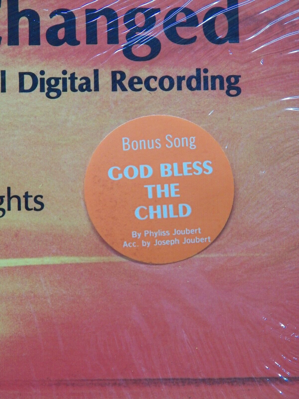 12" LP EX First Baptist Church Of Crown Heights We Shall Be Changed 1984 Amber 12" LP EX First Baptist Church Of Crown Heights We Shall Be Changed 1984 Amber