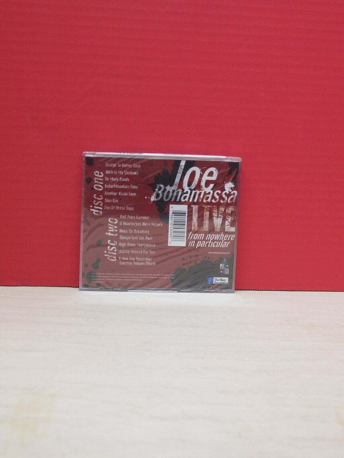 Sealed 2xCD Joe Bonamassa Live From Nowhere In Particular 2008 J&R Adventures Sealed 2xCD Joe Bonamassa Live From Nowhere In Particular 2008 J&R Adventures