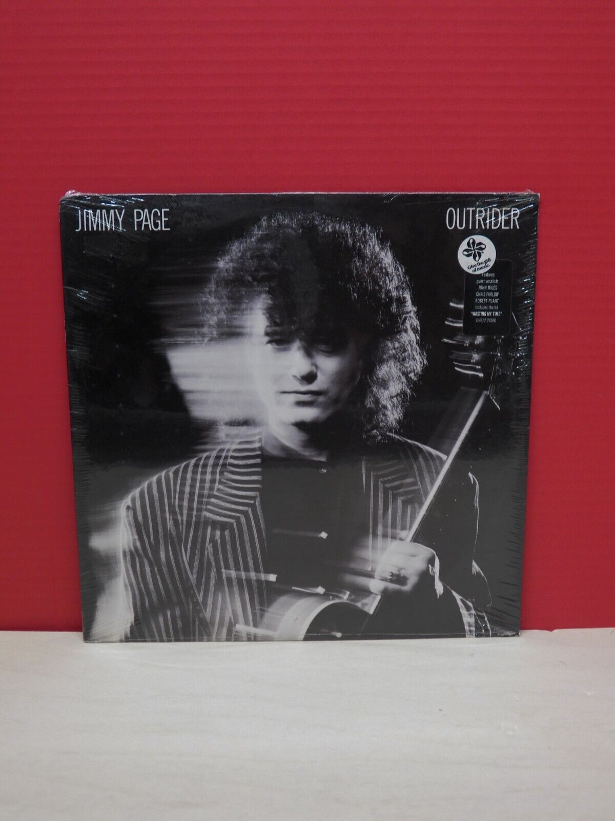 Sealed 12" LP Jimmy Page Outrider 1988 Geffen Records GHS 24188 Sealed 12" LP Jimmy Page Outrider 1988 Geffen Records GHS 24188