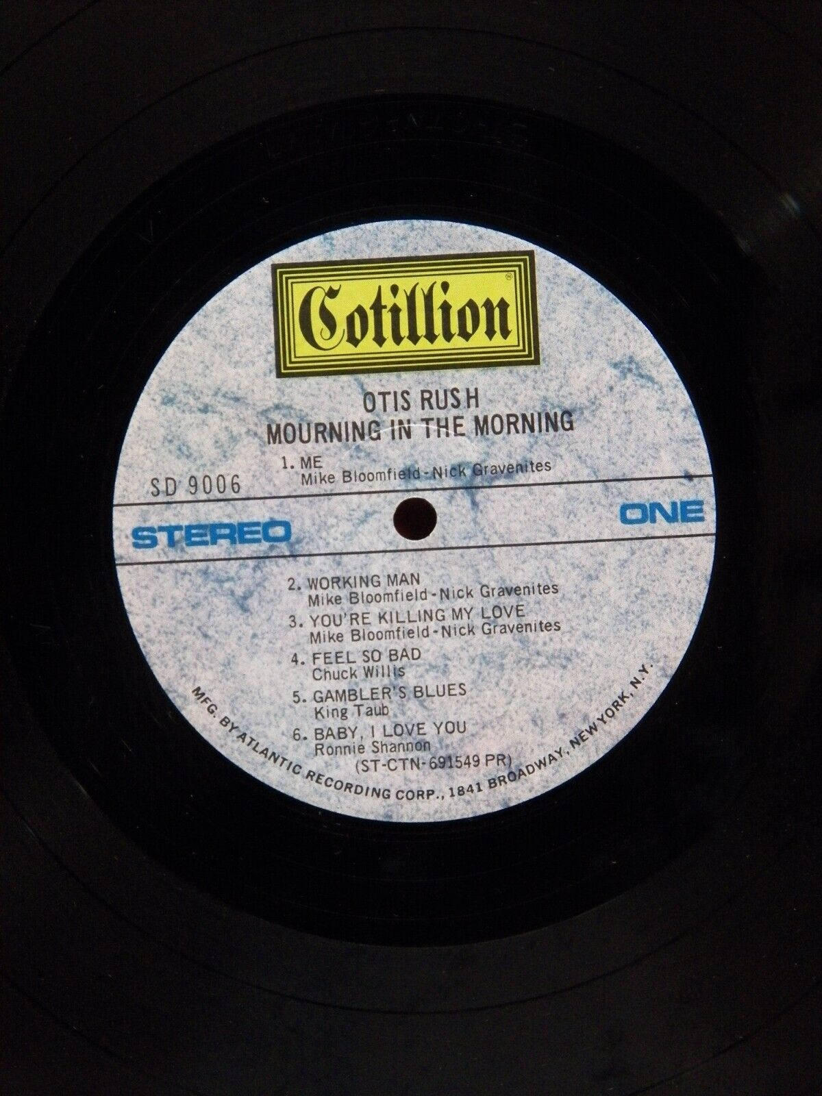 12" LP EX Otis Rush Mourning In The Morning 1969 Cotillion Stereo SD 9006 12" LP EX Otis Rush Mourning In The Morning 1969 Cotillion Stereo SD 9006