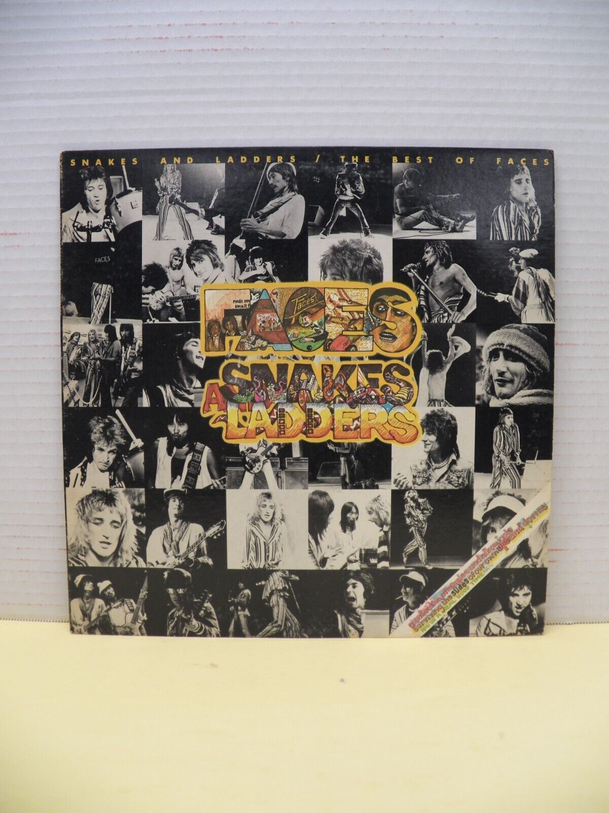 12" LP VG++/EX Faces Snakes And Ladders/The Best Of Faces 1976 Warner Bros. 12" LP VG++/EX Faces Snakes And Ladders/The Best Of Faces 1976 Warner Bros.