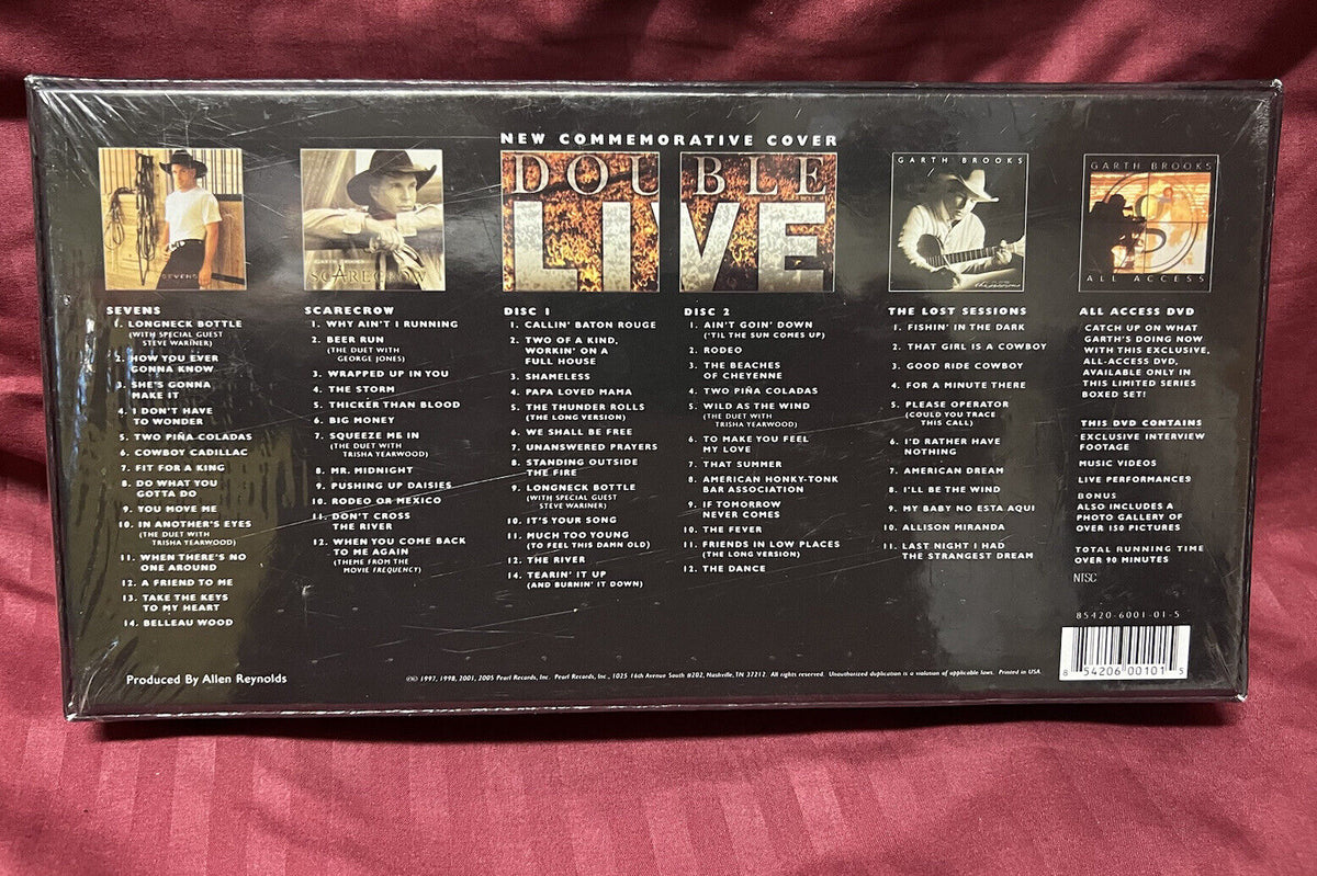 Sealed 5 CD 1 DVD Box Set Garth Brooks The Limited Series 2005 USA Sealed 5 CD 1 DVD Box Set Garth Brooks The Limited Series 2005 USA