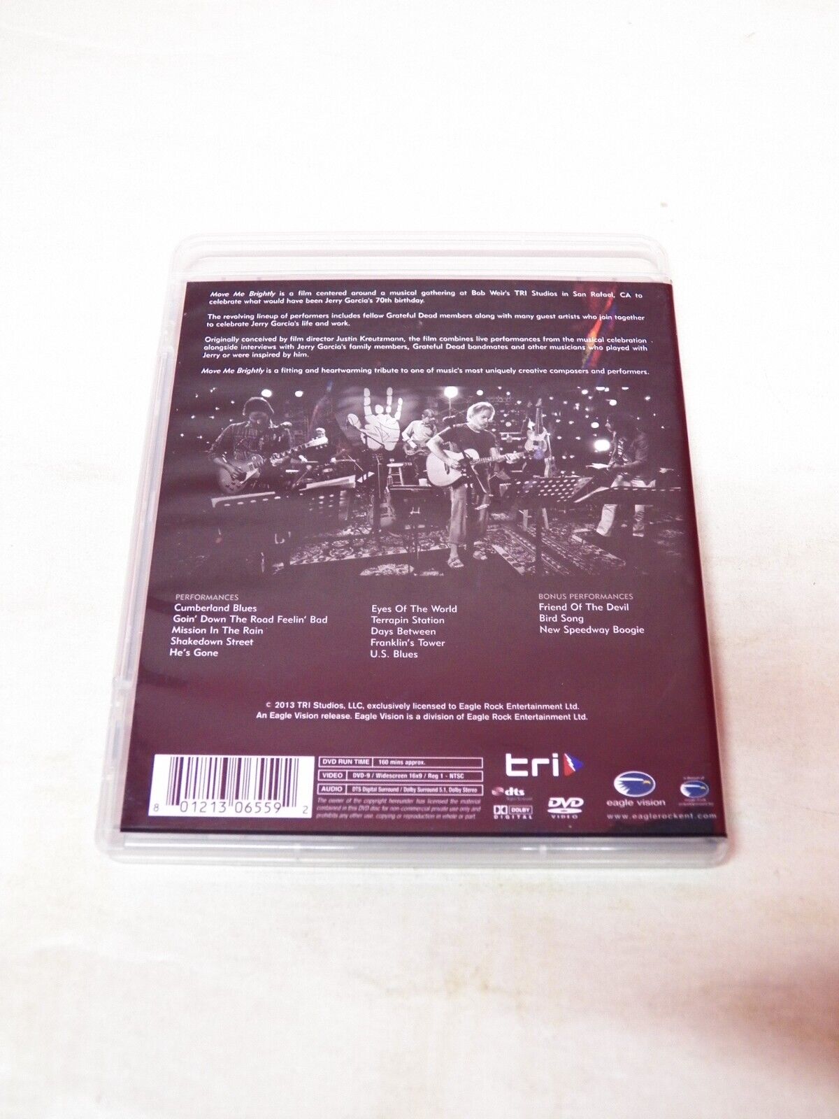 DVD Grateful Dead Move Me Brightly: Celebrating Jerry Garcia 2013 Eagle Rock DVD Grateful Dead Move Me Brightly: Celebrating Jerry Garcia 2013 Eagle Rock