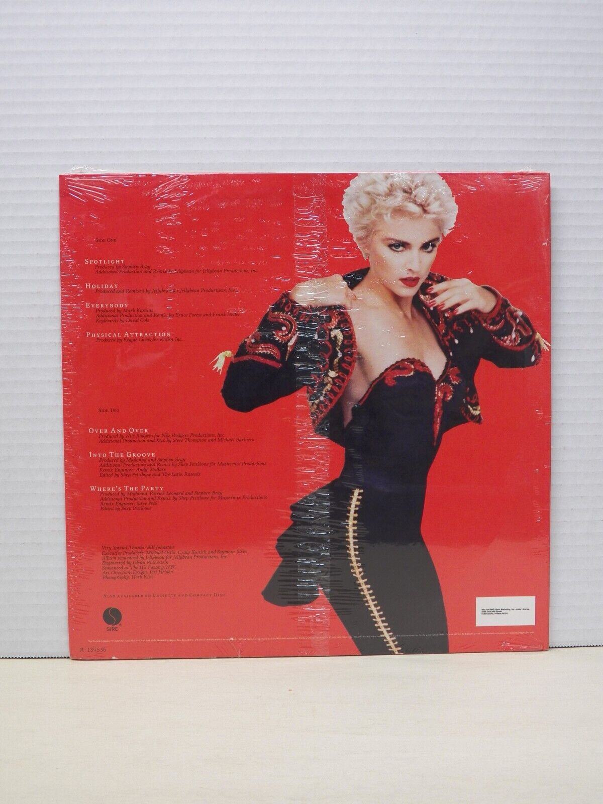 Sealed 12" LP Madonna You Can Dance 1987 Sire Club Edition 9 25535-1/R-134536 Sealed 12" LP Madonna You Can Dance 1987 Sire Club Edition 9 25535-1/R-134536