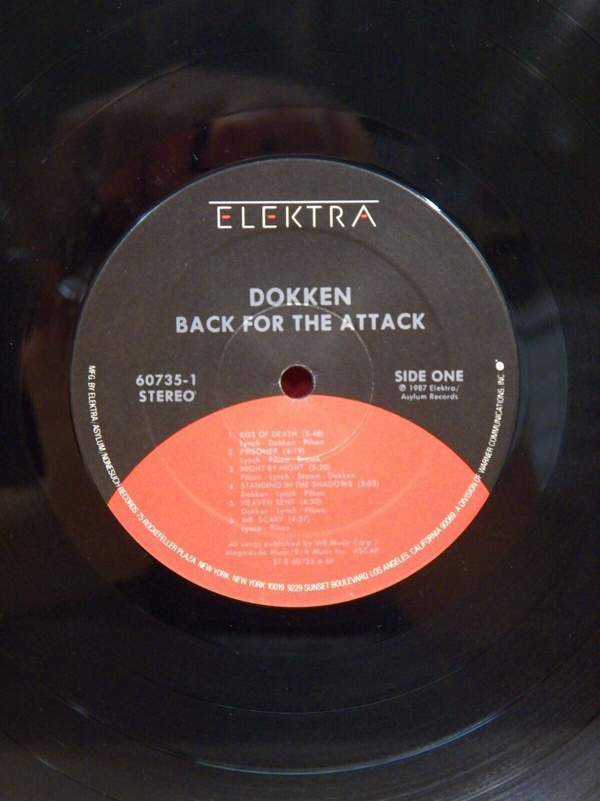 12" LP EX Dokken Back For The Attack 1987 Elektra 9 60735-1 12" LP EX Dokken Back For The Attack 1987 Elektra 9 60735-1