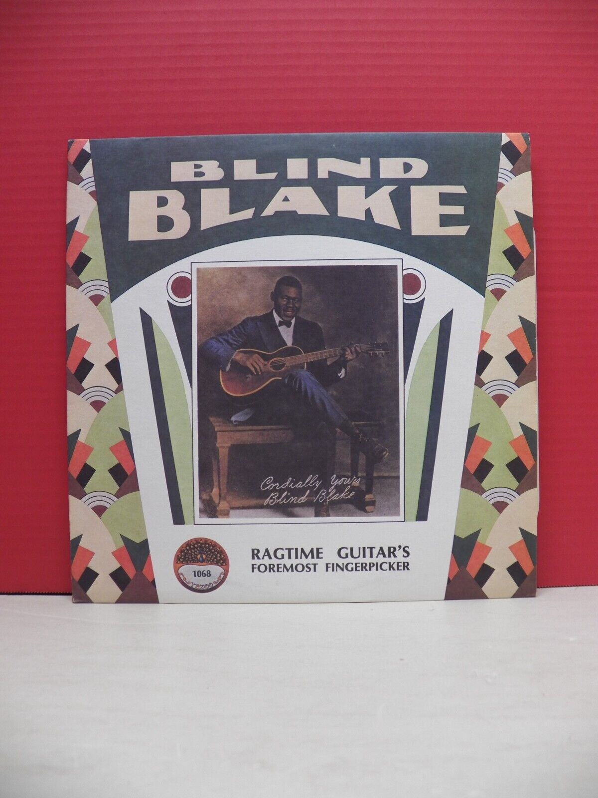12" 2xLP VG++/EX Blind Blake Ragtime Guitar's Foremost Fingerpicker 1989 Yazoo 12" 2xLP VG++/EX Blind Blake Ragtime Guitar's Foremost Fingerpicker 1989 Yazoo