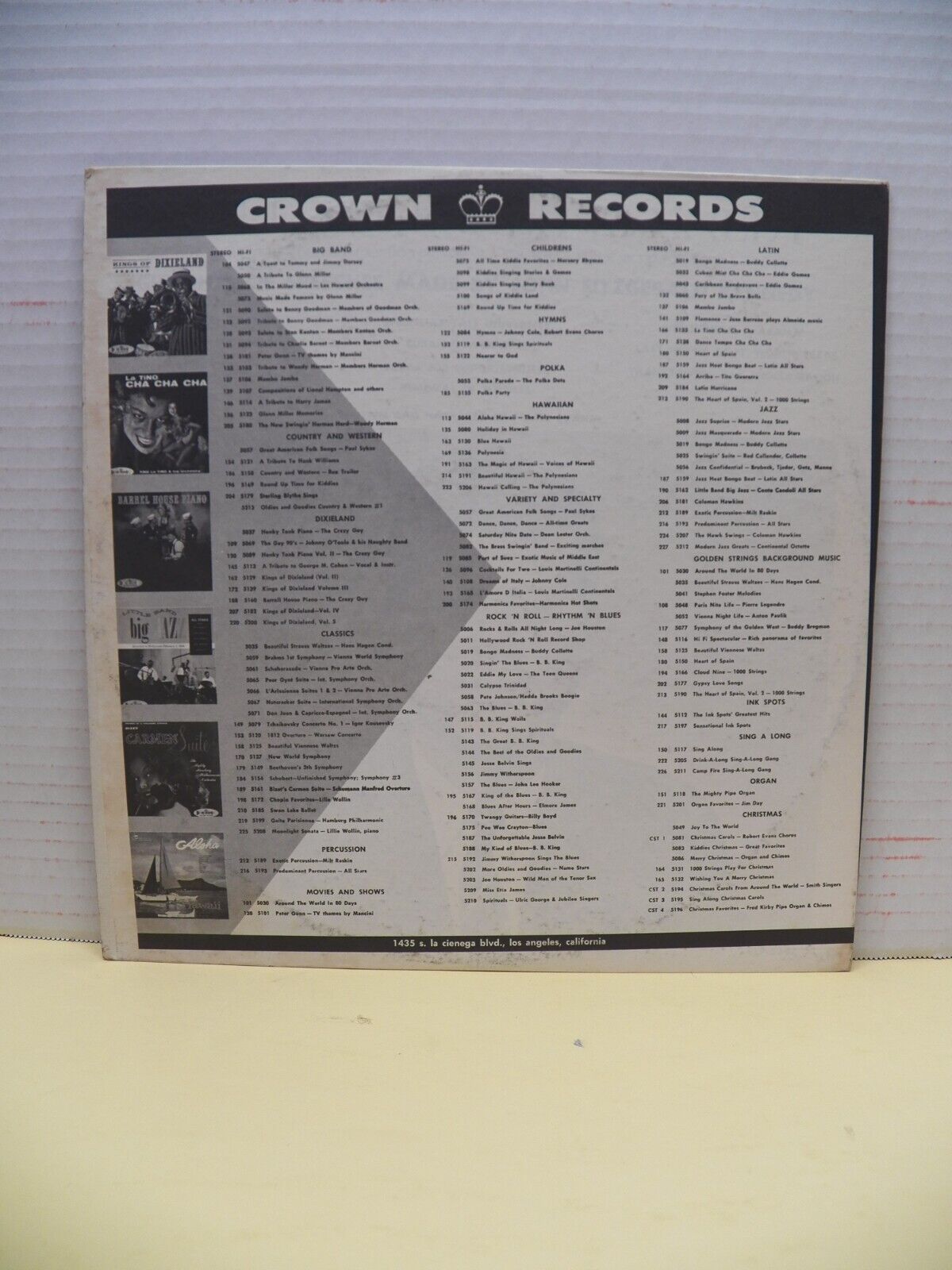12" LP VG++/EX Lightning Hopkins Lightning Hopkins Crown Records Reissue 12" LP VG++/EX Lightning Hopkins Lightning Hopkins Crown Records Reissue