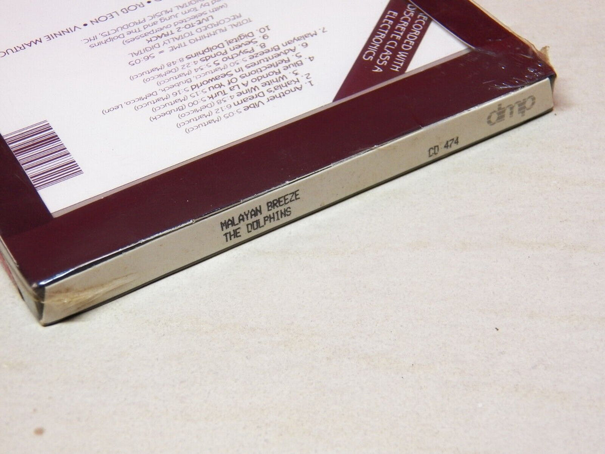 Sealed CD Longbox The Dolphins Malayan Breeze 1990 DMP CD-474 Sealed CD Longbox The Dolphins Malayan Breeze 1990 DMP CD-474